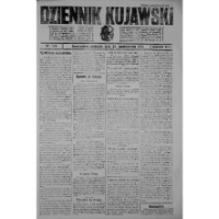Dziennik Kujawski. 1921, R. 30 nr 250 (30 października)