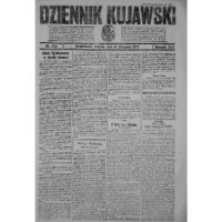 Dziennik Kujawski. 1921, R. 30 nr 256 (8 listopada)