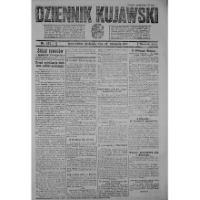 Dziennik Kujawski. 1921, R. 30 nr 272 [właśc. 273] (27 listopada)