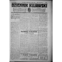 Dziennik Kujawski. 1923, R. 32 nr 62 [właśc. 60] (15 marca)