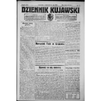 Dziennik Kujawski. 1923, R. 32 nr 111 [właśc. 109] (15 maja)