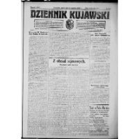 Dziennik Kujawski. 1923, R. 32 nr 136 [właśc. 134] (15 czerwca)