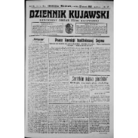 Dziennik Kujawski. 1931, R. 39 nr 20 (25 stycznia)