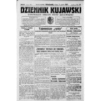Dziennik Kujawski. 1931, R. 39 nr 278 (1 grudnia)