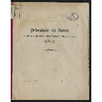 Deliberationen und Diarium, betreffend ausschliesslich ritterschaftliche Angelegenheiten : 1871/72.