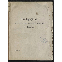 Landtags-Acten der kurländischen Ritterschaft pro 1878 : I. Termin.