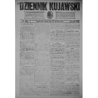 Dziennik Kujawski. 1920, R. 29 nr 292 [właśc. 293] (25 grudnia)